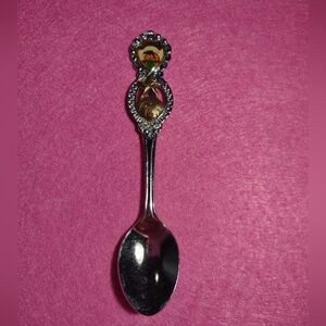 Vintage Souvenir Spoon US Collectible Miami Dolphin Wave